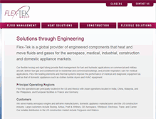 Tablet Screenshot of flextekgroup.com
